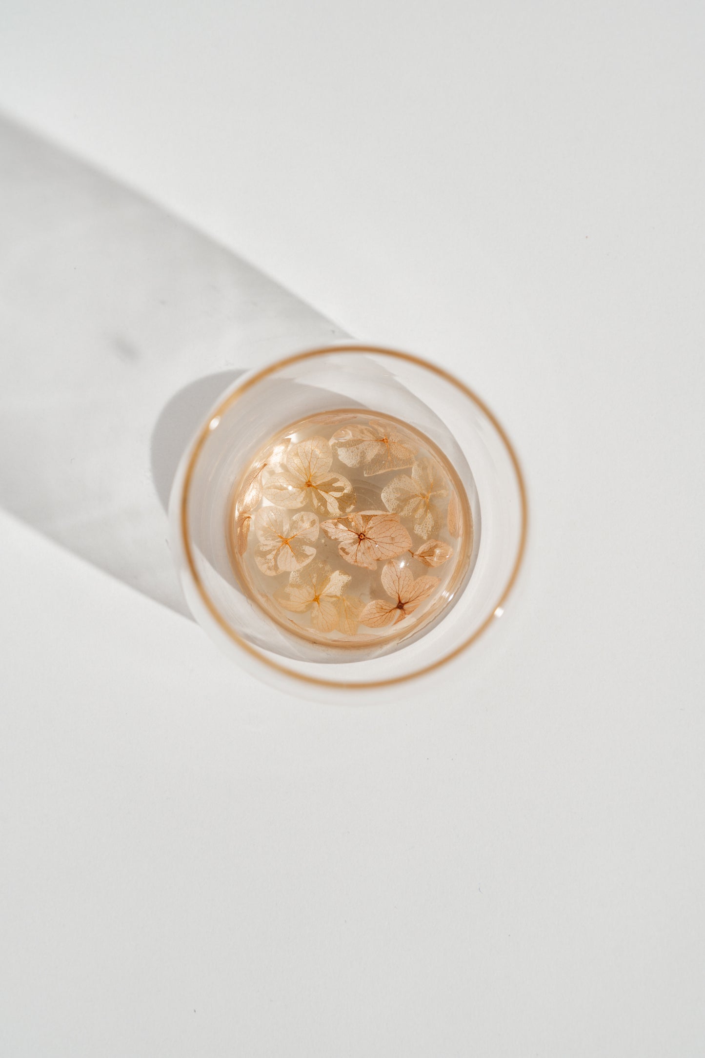 Hydrangea Resin Cup