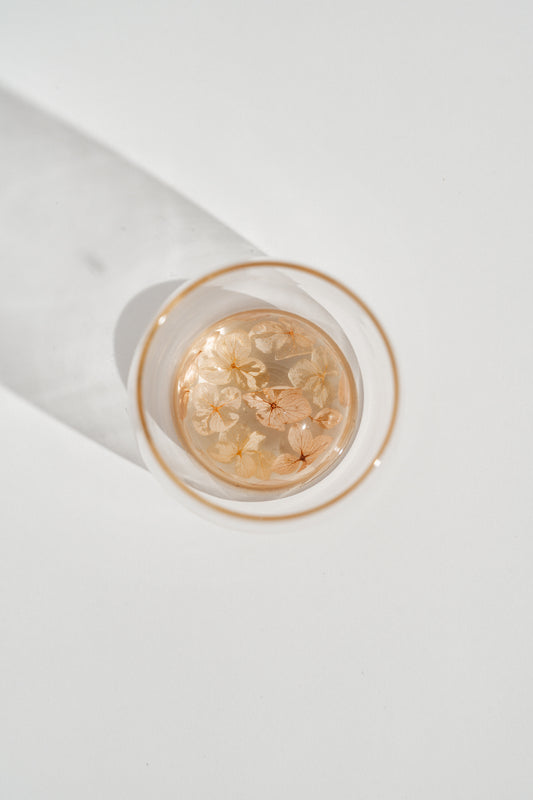 Hydrangea Resin Cup