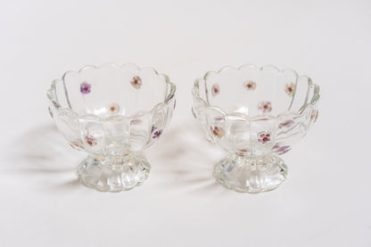 Pressed Wax Flower Dessert Bowl
